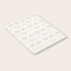 4 Pup Pals Doodle Notebook
