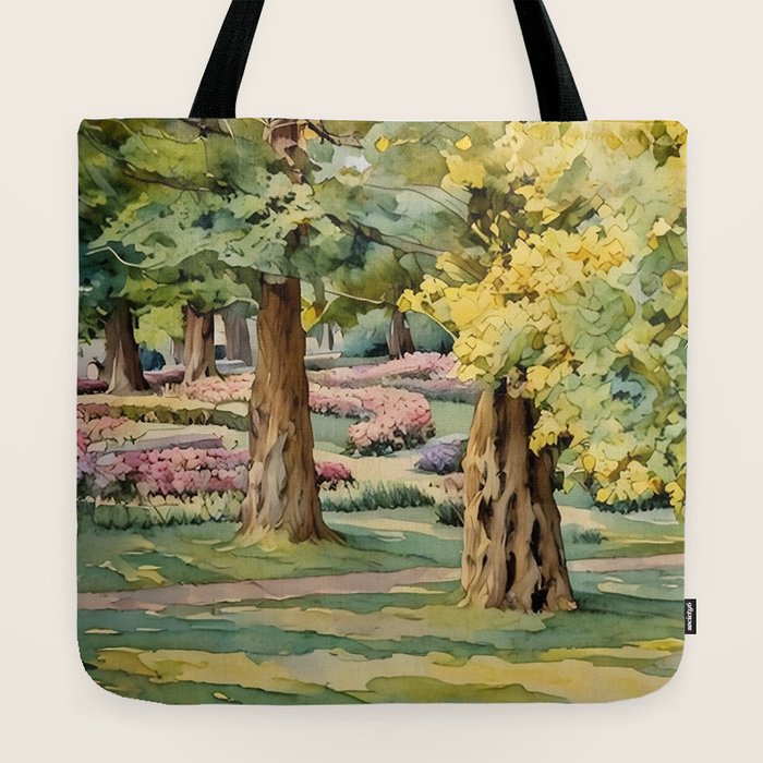 A beautiful day at the park Tote Bag