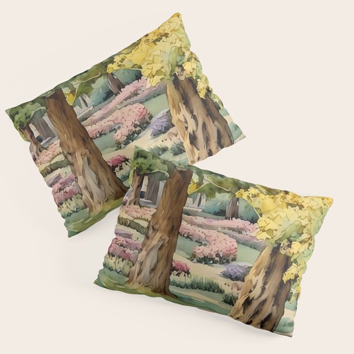 A beautiful day at the park Pillow Sham