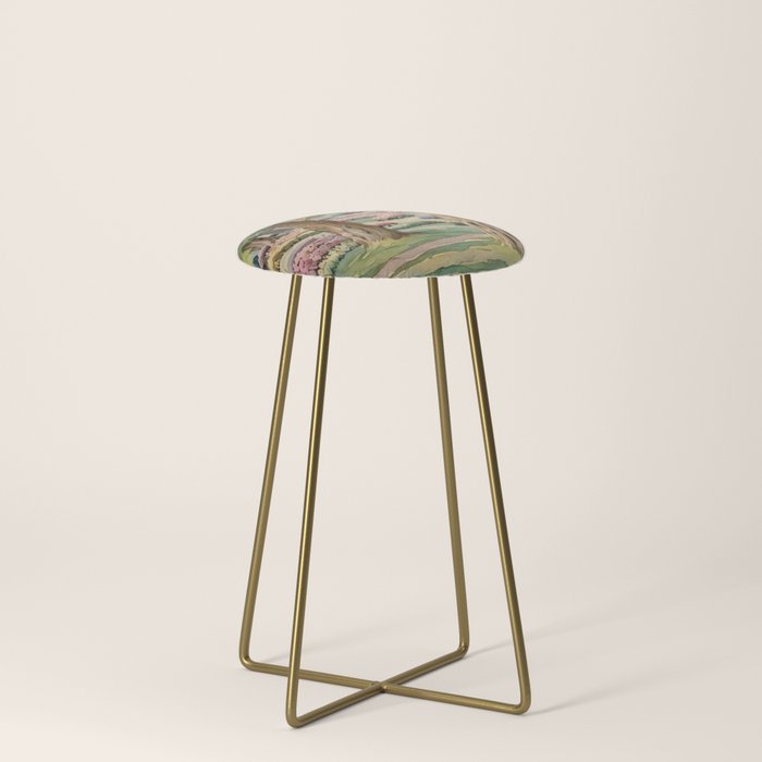 A beautiful day at the park Stool