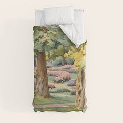 A beautiful day at the park Duvet Cover