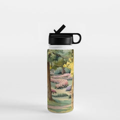 A beautiful day at the park Water Bottle
