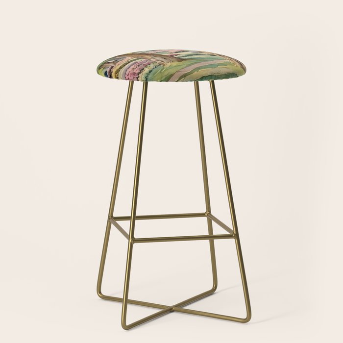 A beautiful day at the park Stool
