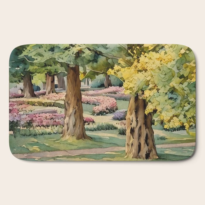 A beautiful day at the park Bath Mat