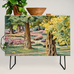 A beautiful day at the park Credenza