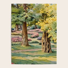 A beautiful day at the park Poster