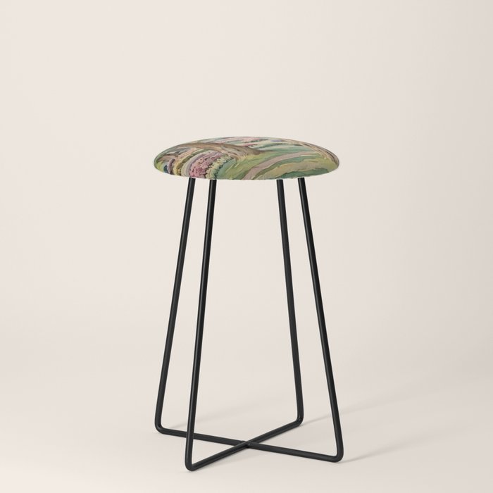 A beautiful day at the park Stool