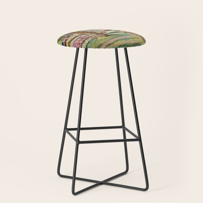 A beautiful day at the park Stool