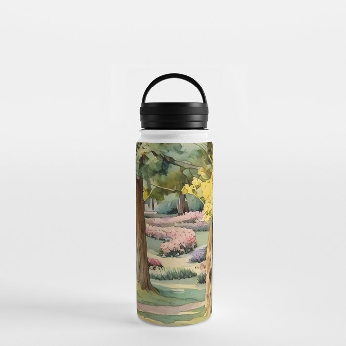 A beautiful day at the park Water Bottle