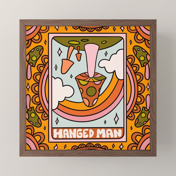 12. Hanged Man Mushroom Mini Art Print