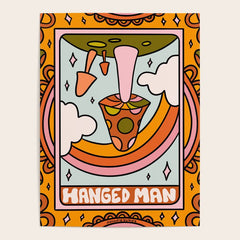 12. Hanged Man Mushroom Poster