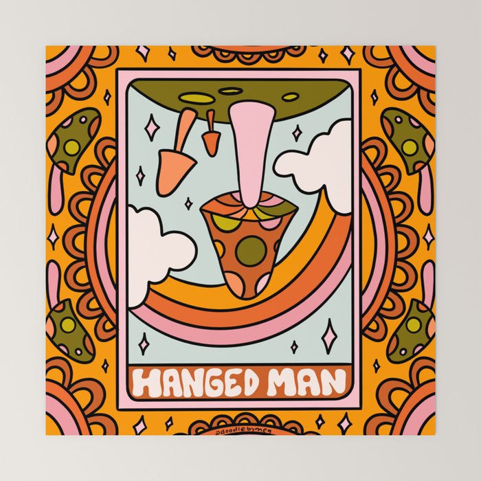 12. Hanged Man Mushroom Mini Art Print