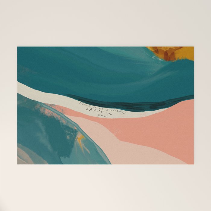 "There Is An Endless Depth To You."  Welcome Mat