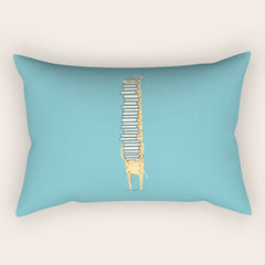 A Book Lover (blue) Rectangular Pillow