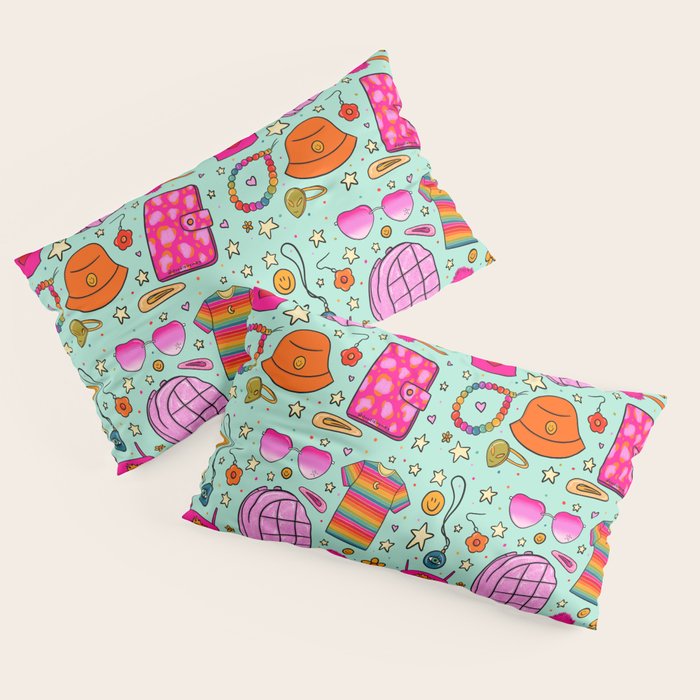 90's Things Print Pillow Sham