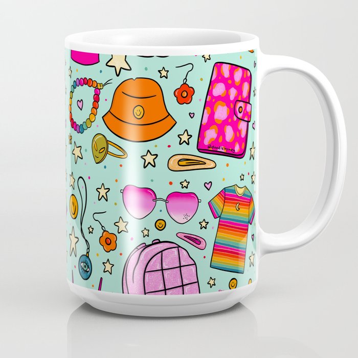 90's Things Print Coffee Mug