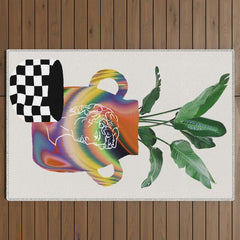 A house plant / Still life Outdoor Rug