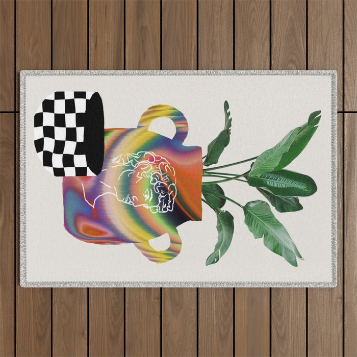 A house plant / Still life Outdoor Rug