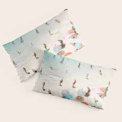 A Day At The Beach Pillow Sham