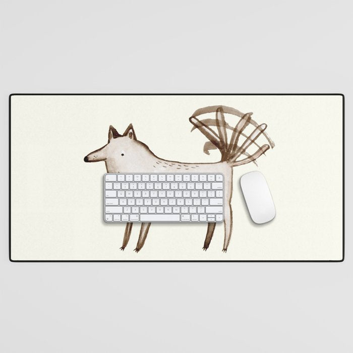 "I'm So Happy" - Dog Desk Mat