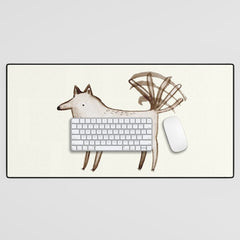 "I'm So Happy" - Dog Desk Mat