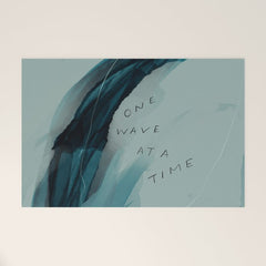 "One Wave At A Time" Welcome Mat