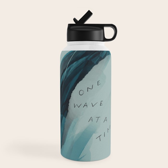 "One Wave At A Time" Water Bottle