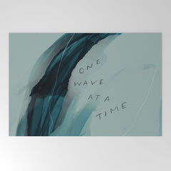 "One Wave At A Time" Welcome Mat