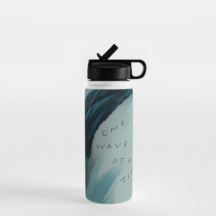 "One Wave At A Time" Water Bottle
