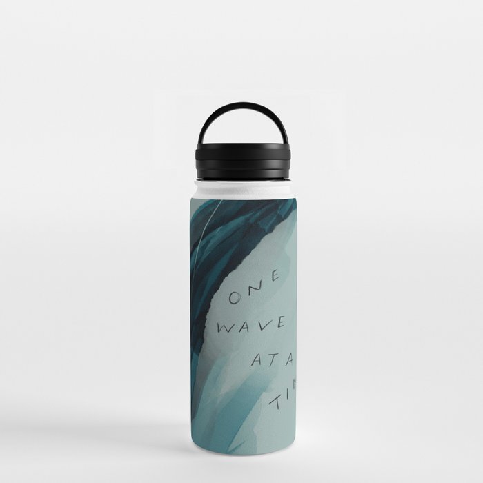 "One Wave At A Time" Water Bottle
