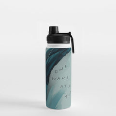 "One Wave At A Time" Water Bottle