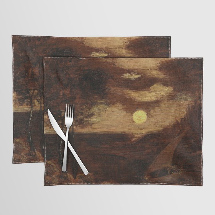 "The Lover's Boat" by Albert Pinkham Ryder (1881) Placemat