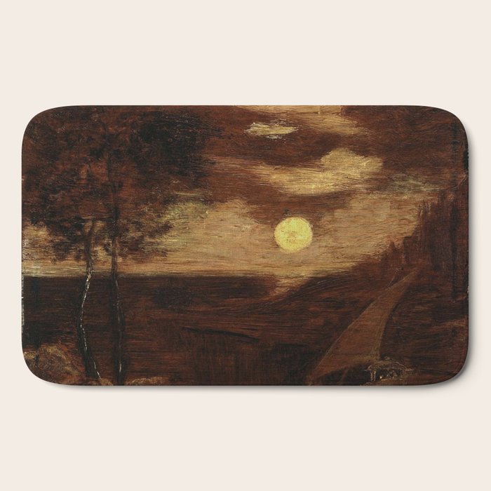 "The Lover's Boat" by Albert Pinkham Ryder (1881) Bath Mat