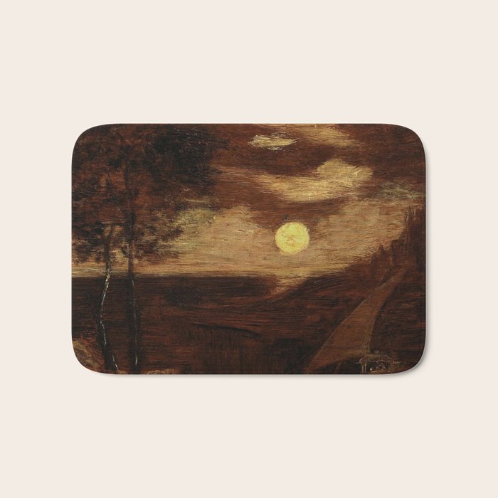 "The Lover's Boat" by Albert Pinkham Ryder (1881) Bath Mat