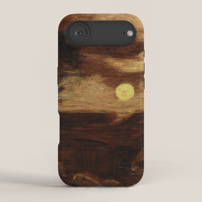 "The Lover's Boat" by Albert Pinkham Ryder (1881) iPhone Case