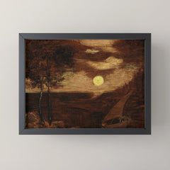 "The Lover's Boat" by Albert Pinkham Ryder (1881) Mini Art Print
