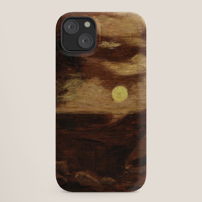 "The Lover's Boat" by Albert Pinkham Ryder (1881) iPhone Case