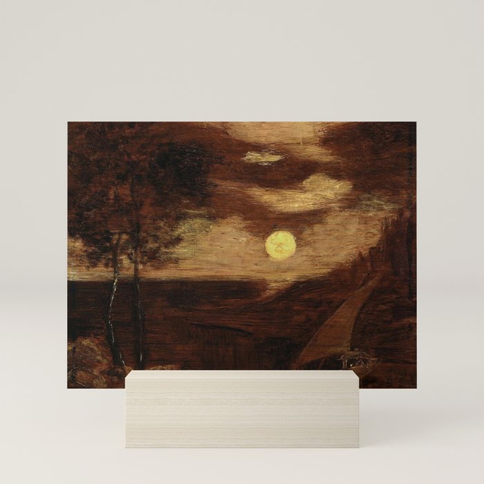 "The Lover's Boat" by Albert Pinkham Ryder (1881) Mini Art Print
