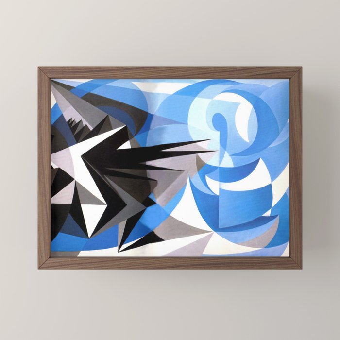 "Pessimism and Optimism" by Giacomo Balla, 1923 Mini Art Print