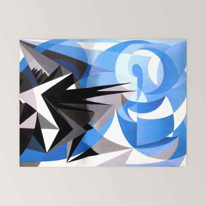 "Pessimism and Optimism" by Giacomo Balla, 1923 Mini Art Print