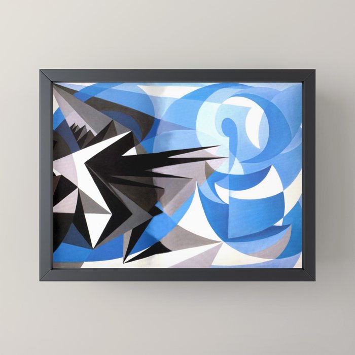"Pessimism and Optimism" by Giacomo Balla, 1923 Mini Art Print