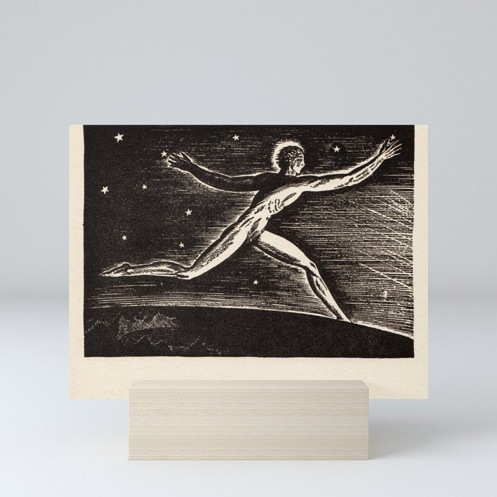 "The Star-lighter" by Rockwell Kent (1919) Mini Art Print