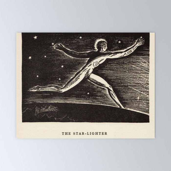 "The Star-lighter" by Rockwell Kent (1919) Mini Art Print