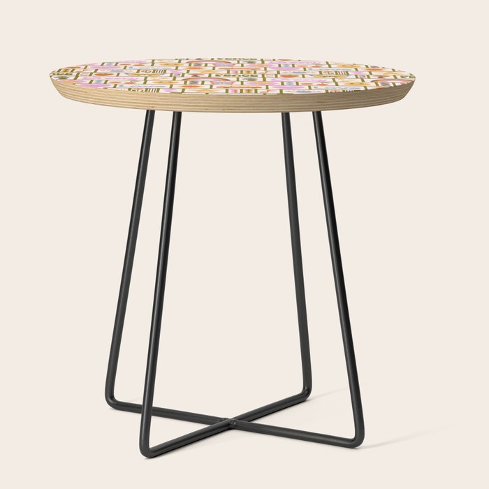 1970s Retro Pop Culture Icons Side Table
