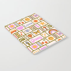 1970s Retro Pop Culture Icons Notebook