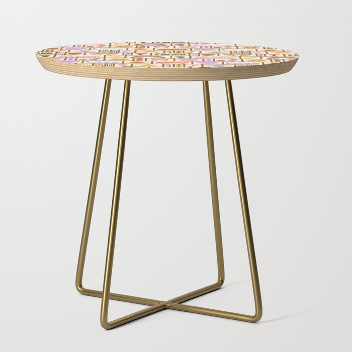 1970s Retro Pop Culture Icons Side Table