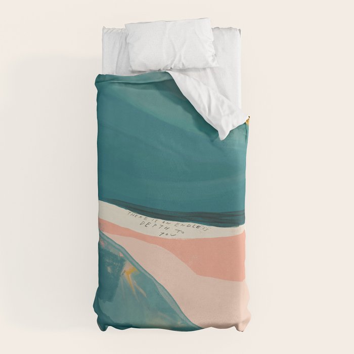 "There Is An Endless Depth To You."  Duvet Cover