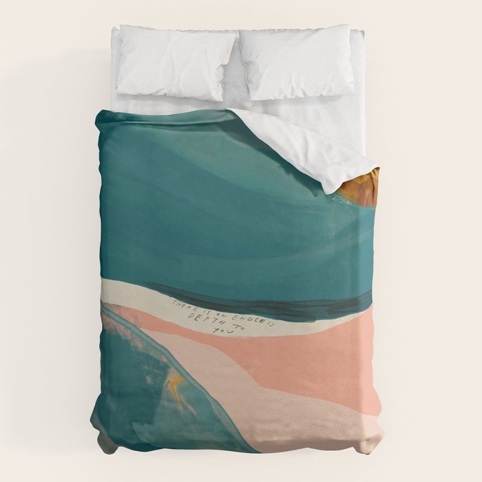 "There Is An Endless Depth To You."  Duvet Cover