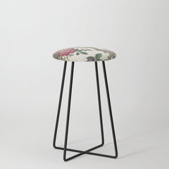 18th Century Chinoiserie Magpie Ivory Peony Garden Stool