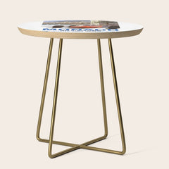 1965 Monaco Grand Prix Racing Poster Side Table